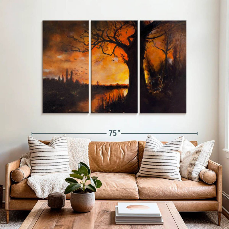 Alvord Halloween Landscape, 42" H x 65" W