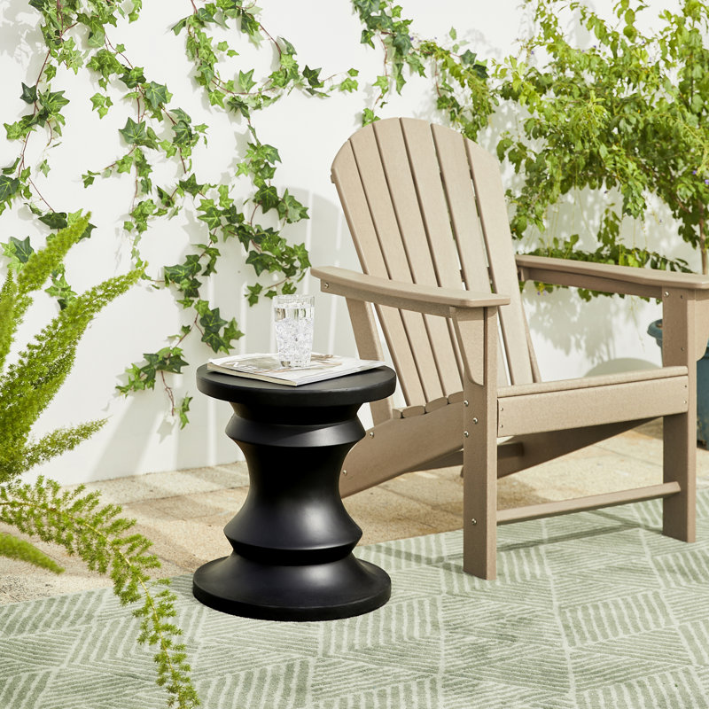 Alisiana MGO Accent Stool, Black