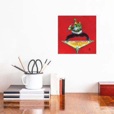 The Waterhole by Barton DeGraaf - Wrapped Canvas Print