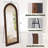 Borseth Arched Wood Frame Full Length Mirror with Stand-2034094246-2034094245
