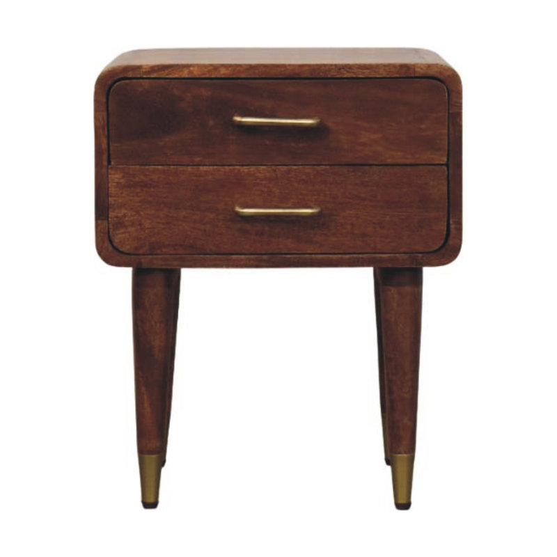 45cm W Solid Wood Bedside Table