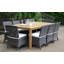 Bella Wicker Armless Outdoor Dining Chair-620172401-620172395