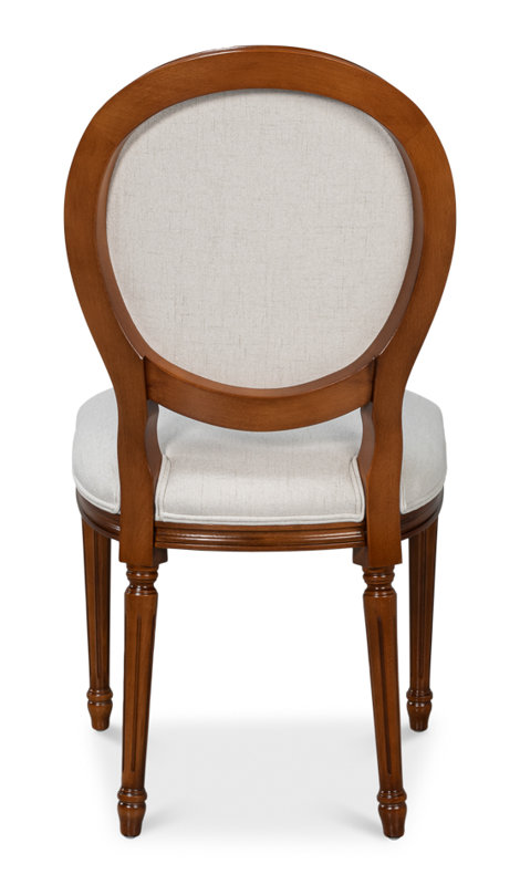 Hugo Upholstered Dining Chair, Brown