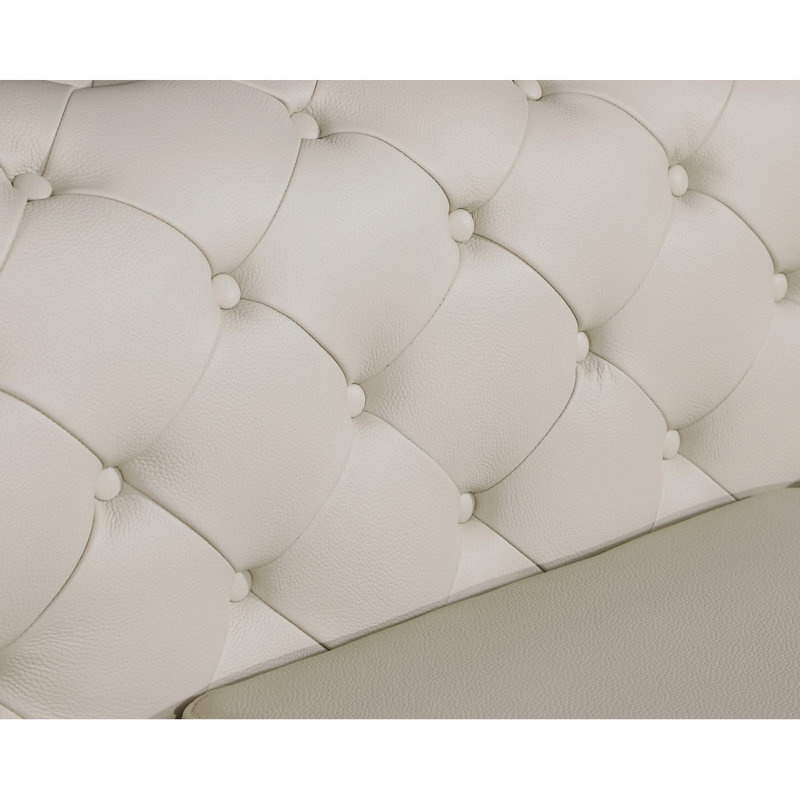 Chaise moderne en cuir 100% Graitalian