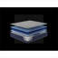 Matelas ferme lux pour lit double, fabrication en mousse, bleu classique, support de refroidissement double avancé