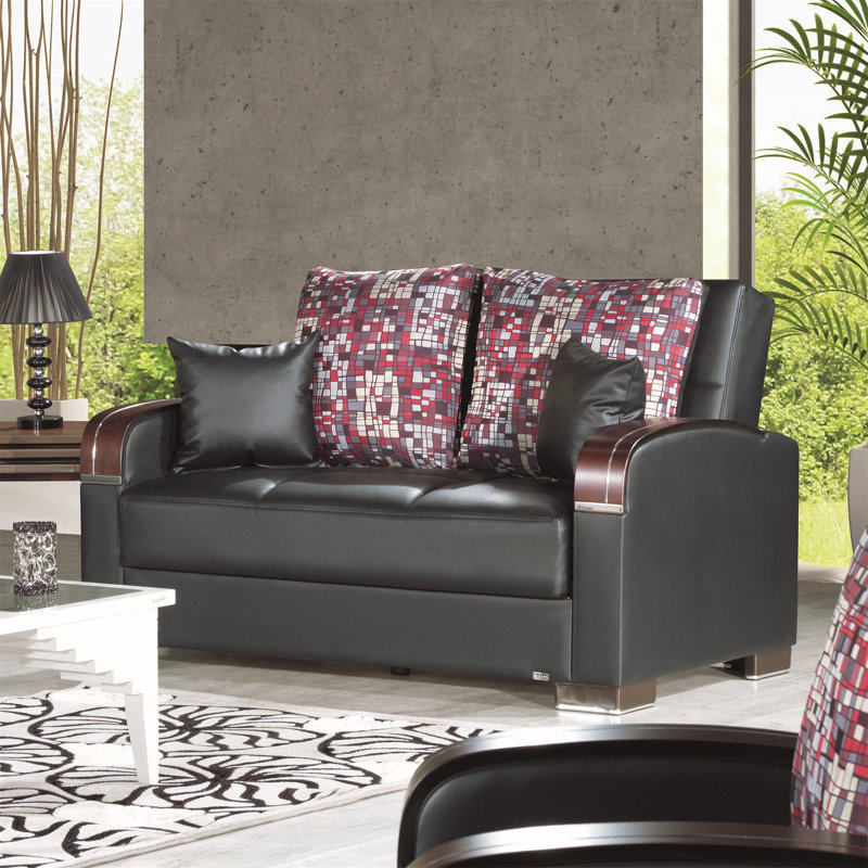 Causeuse convertible avec rangement Collection, un meuble multifonctionnel pour un rassemblement confortable et une économie d'espace