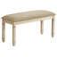 Banc, 41 po rectangulaire, cuisine, salle à manger, vestibule, chambre à coucher, revêtement, bois, bois massif, tissu, transitionnel-2022681987-2022681986