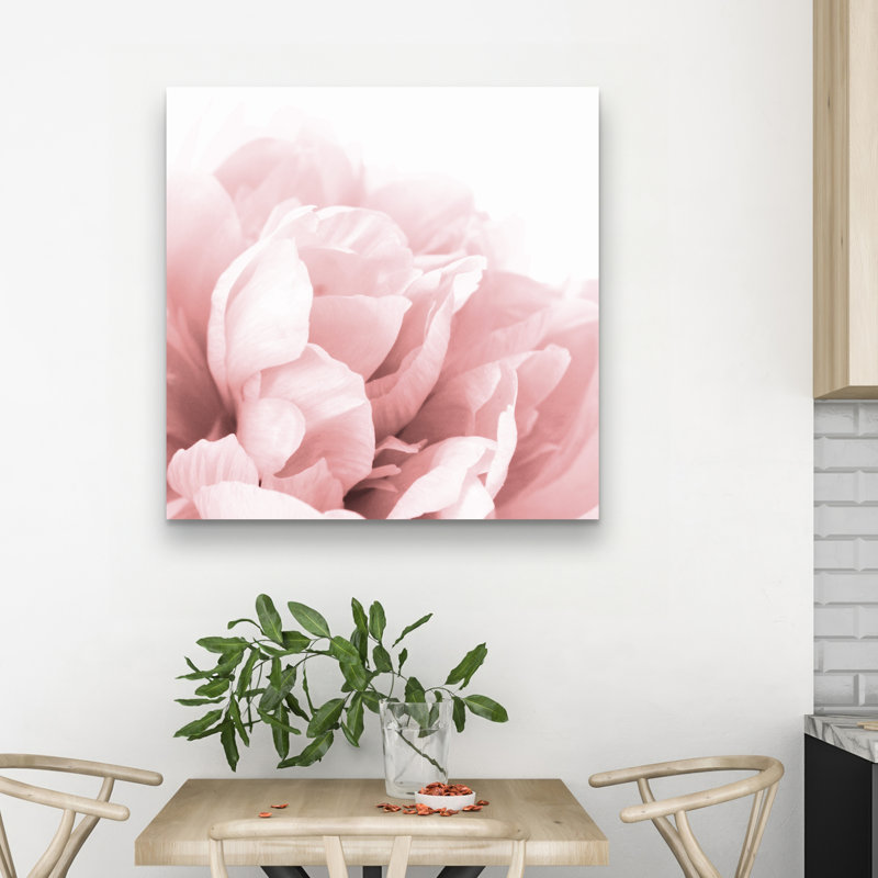Peony flower dream - 32"x32" art on canvas