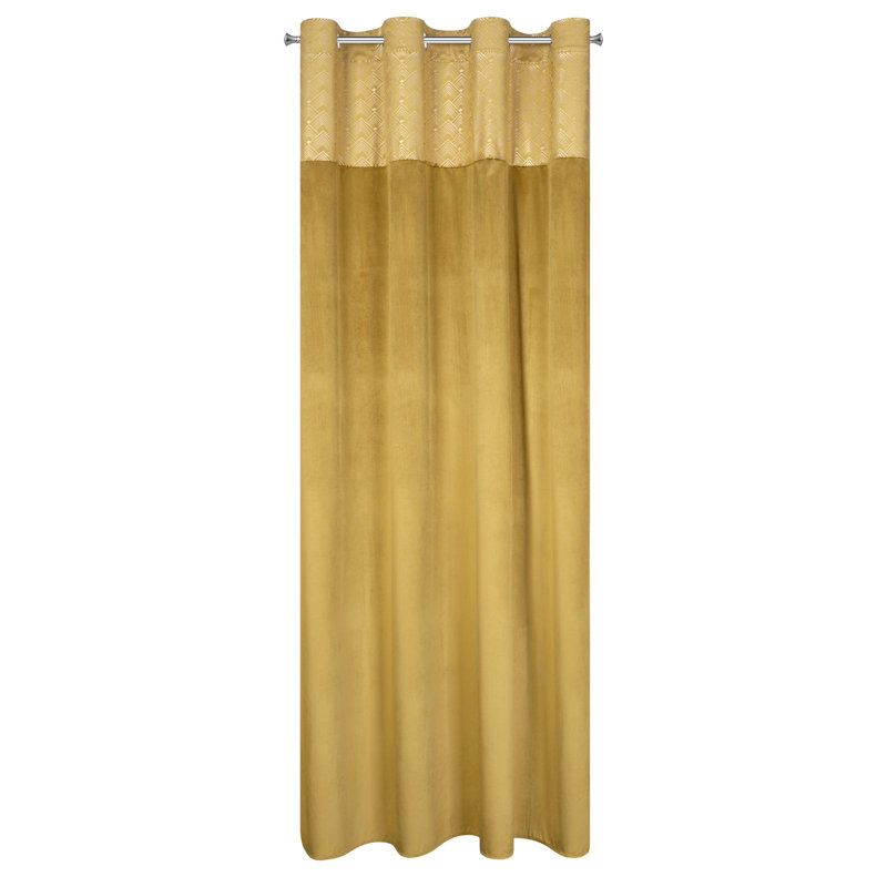 Pimms Eyelet Blackout Curtain, Gold