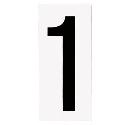 Tinsman 5'' H Plastic House Number
