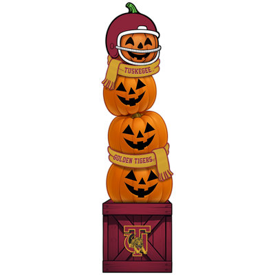 Tuskegee Pumpkin Stacked Leaner With Helmet
