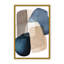 Abstract Blue Brown Blocks by  - Picture Frame Painting on Paper-81387082-131284498-131284576