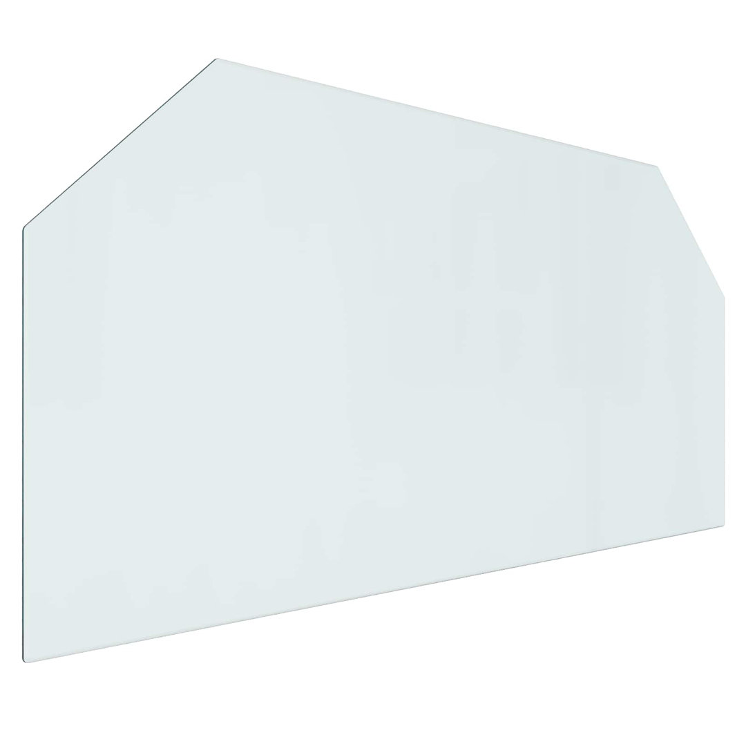 Fireplace Glass Plate Hexagon Fireplace Floor Plate Panel Multi Sizes