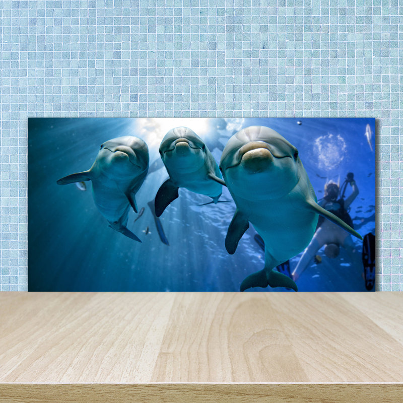 Thornlie 50cm W x 100cm L Glass Peel and Stick Panel