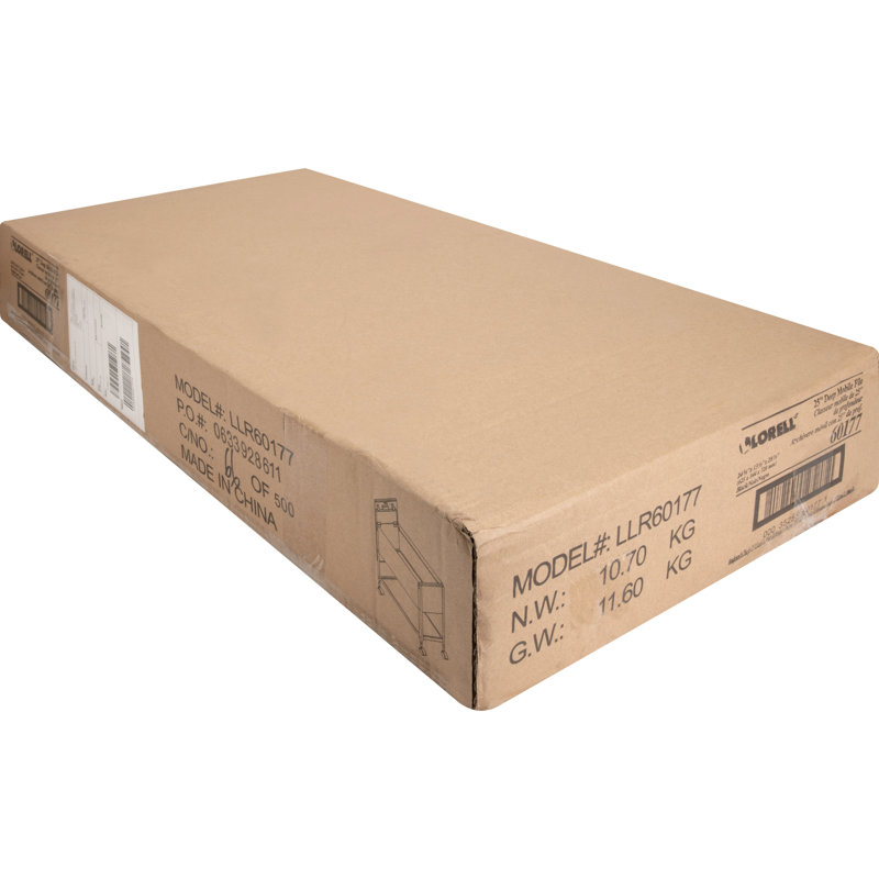 1 Drawer Mobile Standard File Cart with Lock