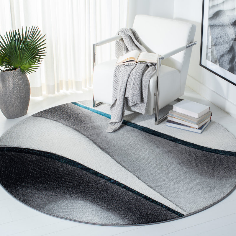 Vilica Performance Abstract Rug, Round 4'