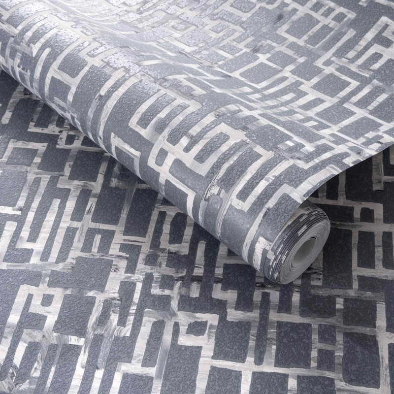 Vivido 10.05m x 52cm Matte Wallpaper Roll, Steel