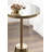 Hardeman Genuine Marble Pedestal End Table-1293736100