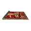 Tapis traditionnel orange / beige-1261263646