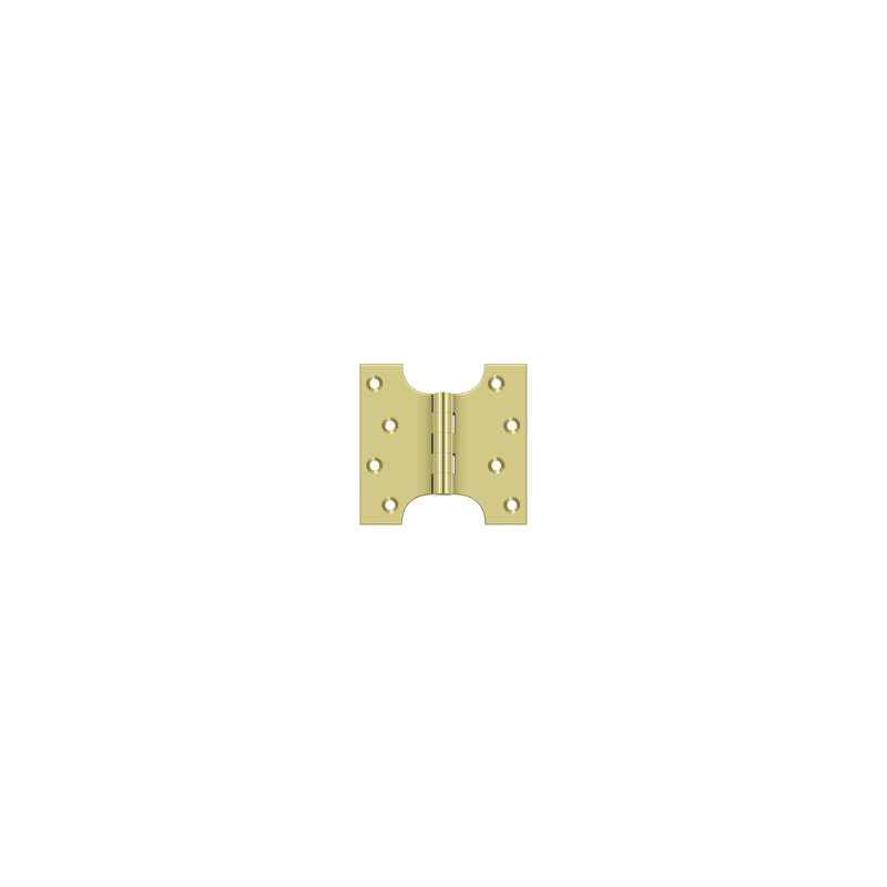 Hinge, Polished Brass