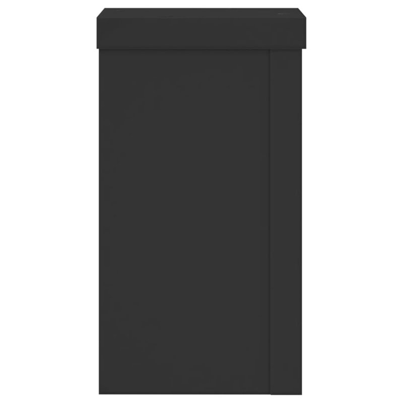 Plant Stand - Set of 2, 18cm H x 10cm W x 10cm D, Black