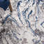 Tapis abstrait gris / bleu Prevatte-1702722593