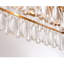 Lustre rectangulaire en cristal 6 lumières Archan