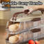 2 Tier Egg Holder For Fridge Automatic Rolling Stackable Fridge Organizers
