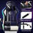 Gaming Chair With Bluetooth Speakers And RGB LED Lights Ergonomic Massage Video Game Chair With Footrest High Back With Lumbar Support-1641352075