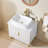 30'' White Modern Free-Standing Single Bathroom Vanity Set