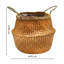 Seagrass Indoor Seagrass Lined Basket Planter-1076436668