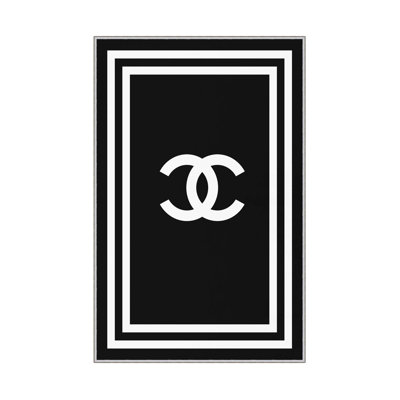 Tapis noir / blanc Buckley