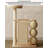 Elliptical Space Capsule Solid Wood Cat Tree