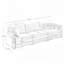 Canapé modulaire 3 places avec coussins Gannon-1275633708