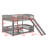 Bunk Bed With Slide,Fence And Ladder-415820331