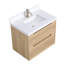 Meuble-lavabo mural avec lavabo et tiroirs-2043906188