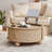 Round Coffee Table With Lifting Top,33.46” Lift Top Coffee Table With Storage-1350401357