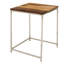 Tables d’imbrication en bois/acier inoxydable 3 pièces
