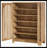 6-Tier Shoe Cabinet, Entryway Shoe Storage Rack With Airy Doors