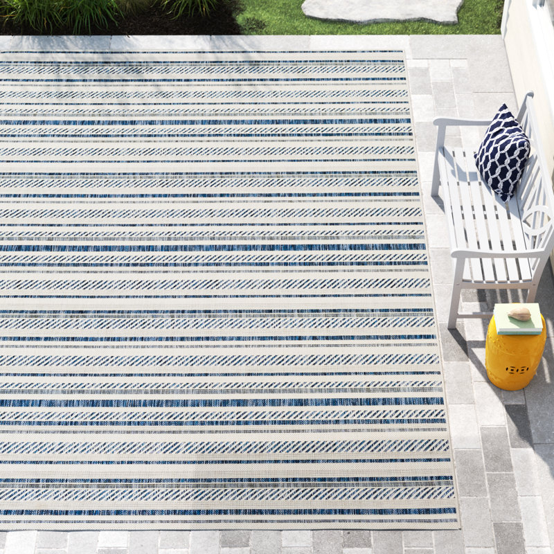 Tapis rayé Bellino, Rectangle 10 pi x 14 pi