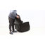 Fauteuil inclinable électrique pivotant en cuir véritable de 30 po avec port USB Atascosa-409423514