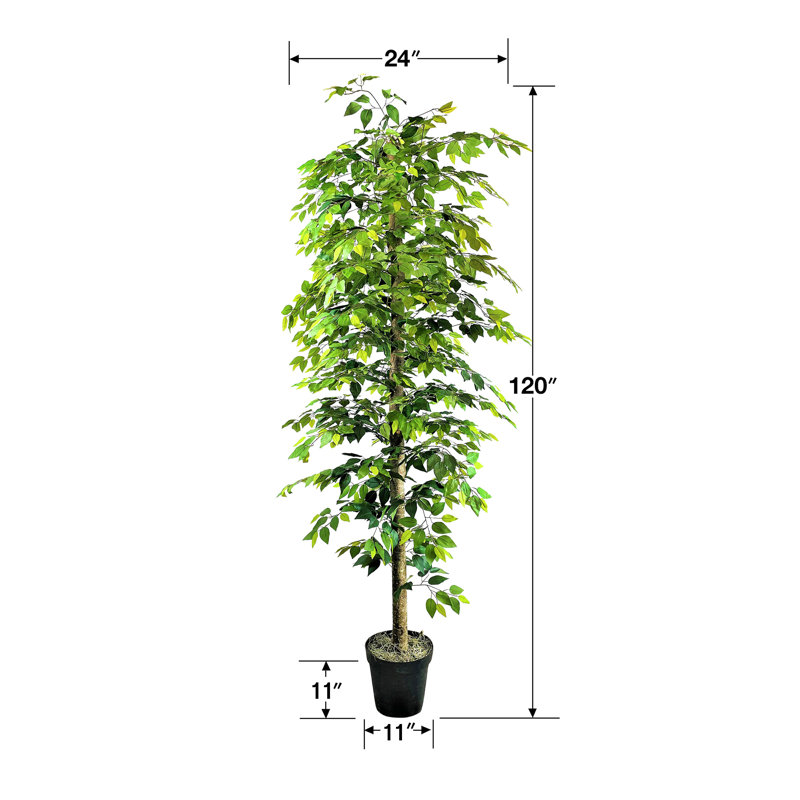120'' Faux Ficus Tree in Pot