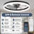 Flat-Mounted Ceiling Fan