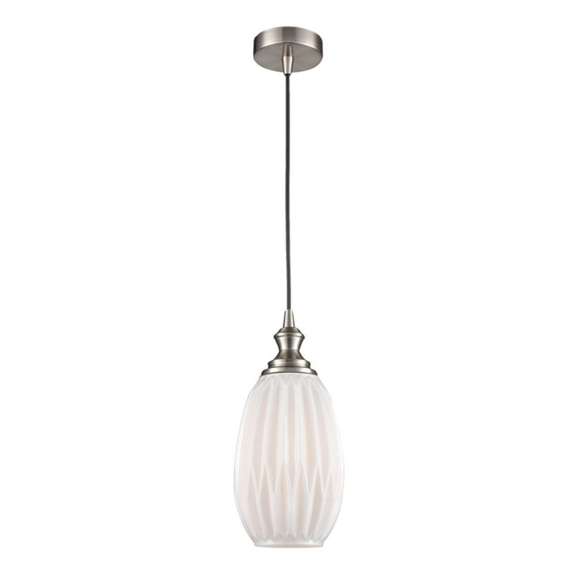 Harvey-Lee 1 - Light Single Pendant, Black/Silver, White