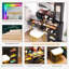 Coiffeuse avec miroir lumineux et tabouret Helenann -1391472653