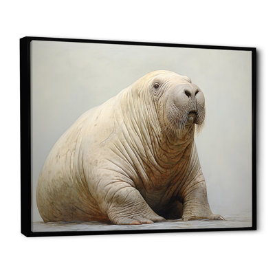 Lazy Walrus Habitat V - Art mural sur toile Morse