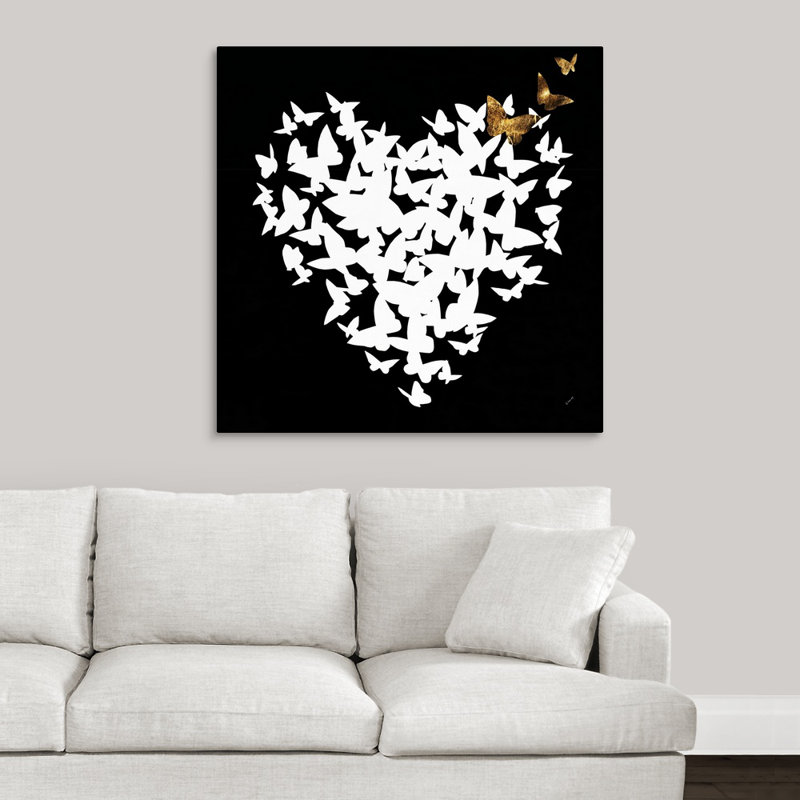 « cardiaque aflutter i », impression sur toile, Toile tendue, H 36 po x l 36 po x p 1,25 po