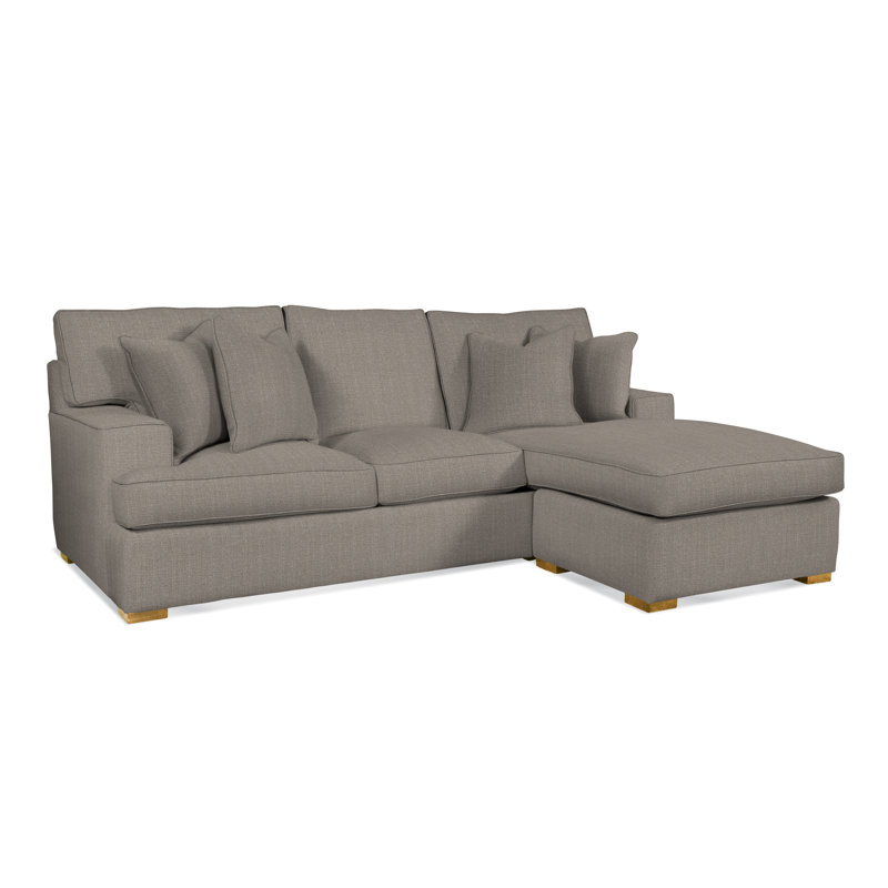 Sadie Sectional, Stone Crypton Performance; 0884-83, Frost White