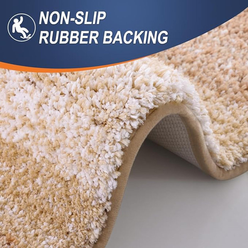 Bathroom Runner Rugs, Extra Soft Absorbent Microfiber Bath Rugs, Rubber Backing, Quick Dry, Washable Bath Mats For Bathroom Floor, Tub, Shower And Home Decor Accessories