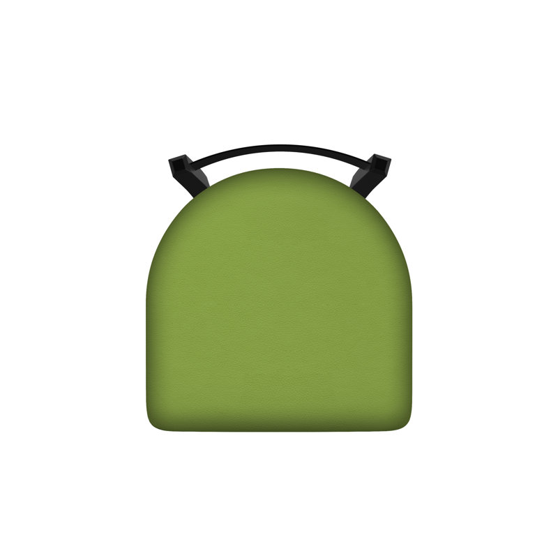 821 Catalina Low Back Swivel Bar Stool, Canter Kiwi Green, Black Wrinkle, Counter Stool (25" Seat Height)